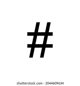 Hashtag icon. hashtag sign and symbol