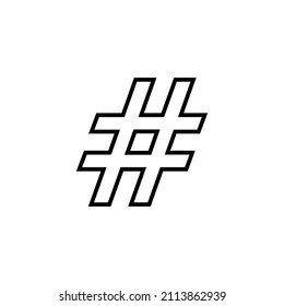 Hashtag icon. hashtag sign and symbol