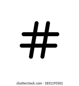 Símbolo de icono de etiqueta vector en fondo blanco