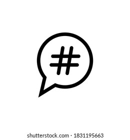 Símbolo de icono de etiqueta vector en fondo blanco