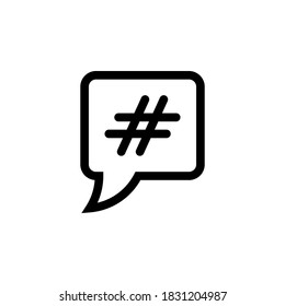 Símbolo de icono de etiqueta vector en fondo blanco