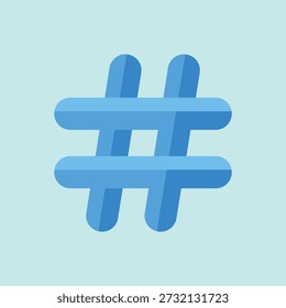 Hashtag Icon Symbol Vector Template