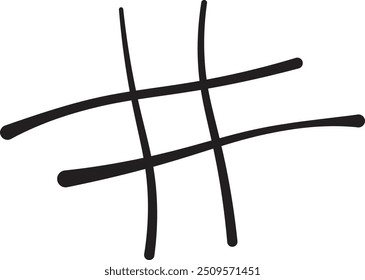 Hashtag icon vector illustration eps