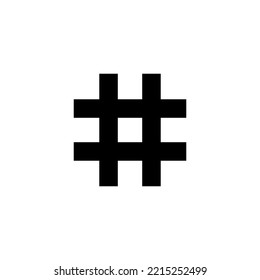 Hashtag icon vector illustration. hashtag sign and symbol