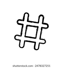 Hashtag icon vector illustration. hashtag sign and symbol. hashtag symbol on white background. Vector illustration. Eps file 138.