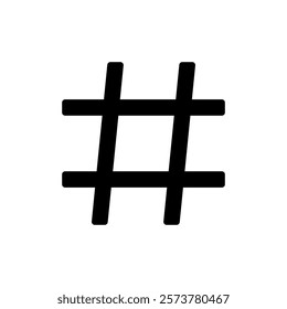 Hashtag icon vector illustration. hashtag sign and symbol