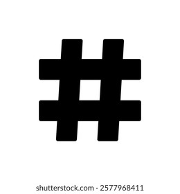 Hashtag icon vector illustration. hashtag sign and symbol