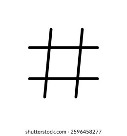 Hashtag icon vector illustration. hashtag sign and symbol