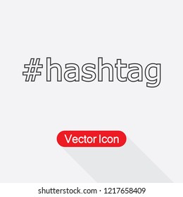 Hashtag Icon Vector Ilustration Eps10