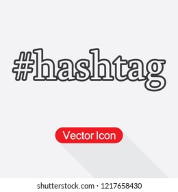 Hashtag Icon Vector Ilustration Eps10