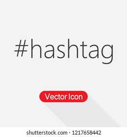 Hashtag Icon Vector Ilustration Eps10