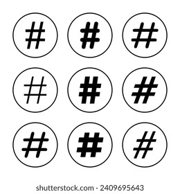 Vector de icono de etiqueta. signo de etiqueta y símbolo