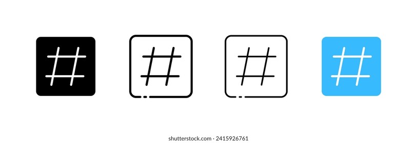 Iconos de etiqueta establecidos. Distintos estilos, conjunto de etiquetas con iconos. Iconos del vector