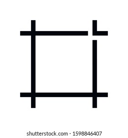 Hashtag sign icon vector illustration on white background