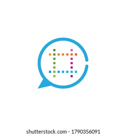 Hashtag symbol cross plus logo icon  creative design template elements