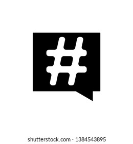 Hashtag Symbol Logo Icon Vector - Vector