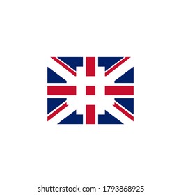 hashtag UK logo - idea coming from flag and hashtag