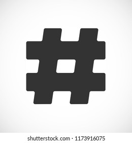 hashtag  vector icon 10 eps