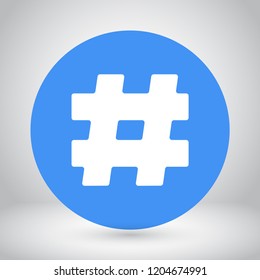 hashtag  vector icon 10 eps