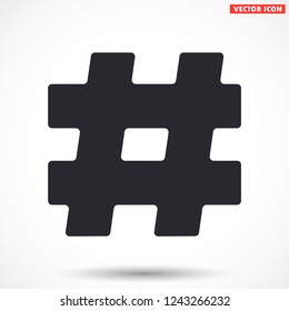 hashtag  vector icon 10 eps