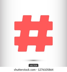 hashtag  vector icon 10 eps