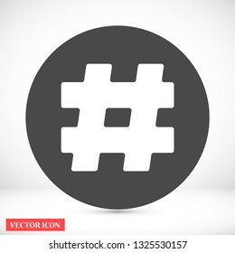 hashtag  vector icon 10 eps