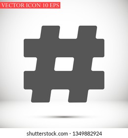 hashtag  vector icon 10 eps