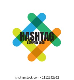 Hashtag Vector Logo Design