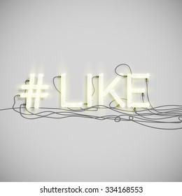 Hashtag with a word, vector