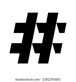 Hashtags-Symbolsatz, Hashtag-Symbole-Set