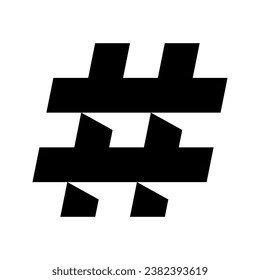 Hashtags Icon Set, Hashtag Icons Set
