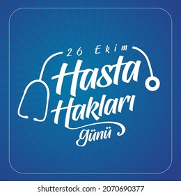 Hasta Haklari Gunu Translation: Patient Rights Day