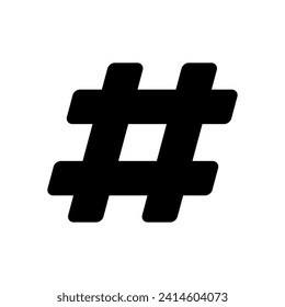 hastag icon symbol vector template