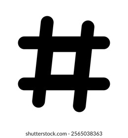 hastag icon vector design template