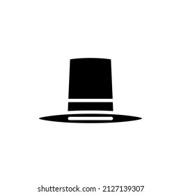 Plantilla de logotipo de imagen de Sombrero, Accesorio, Ilustración de Icono Sólido de Moda. Idóneo Para Muchos Fines.