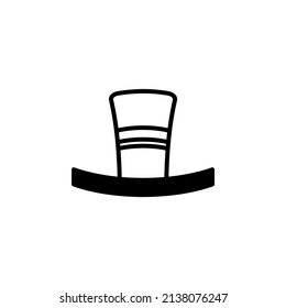 Plantilla de logotipo de imagen con icono de línea sólida para sombreros, accesorios, de moda. Idóneo Para Muchos Fines.