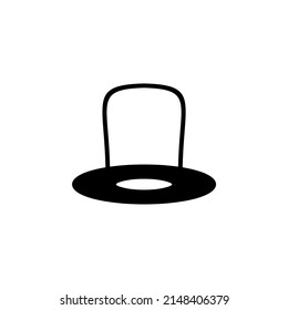 Hat, Accessory, Fashion Solid Line Icon Vector Illustration Logo Template. Suitable For Many Purposes.