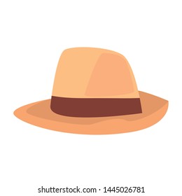 hat accessory on white background