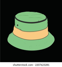 Un arte de sombrero con eps 10