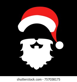 Hat Beard Santa Clause Stock Vector (Royalty Free) 757038175 | Shutterstock