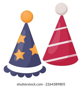 hat for birthday illustration vector