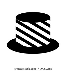 hat birthday isolated icon vector illustration design