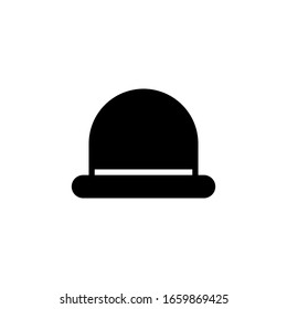 hat black and white icon