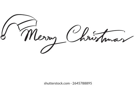 Hat cap sign symbol merry christmas xmas happy new year santa claus winter season december month january costume holiday accessory event party merry christmas hat cap black color object character art