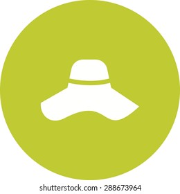 Hat, cap, style icon vector image. Can also be used for summer, recreation and fun. Suitable for use on mobile apps, web apps and print media.