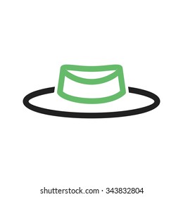 Hat, cap, style icon vector image. Can also be used for camping. Suitable for use on mobile apps, web apps and print media.