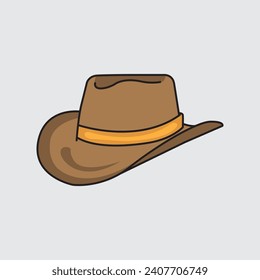 Ilustración del vector del sombrero. Sombrero vectorial. Ilustración de la capa de sombrero de vectores de dibujos animados
para sitios web, diseño gráfico y trabajo artístico.