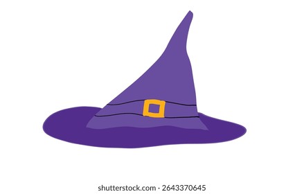 hat cap violet purple color object icon sign symbol happy halloween day 31 st october month hat cap violet purple color object icon sign symbol happy halloween day character costume cartoon ghost hat
