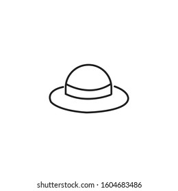 Hat Cap woman vector icon