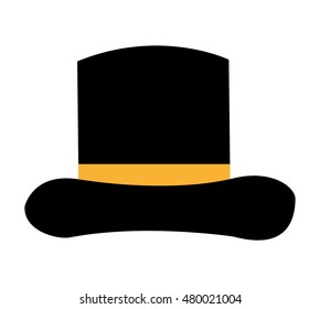 hat ceremony elegant isolated icon vector illustration design